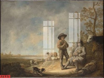 Download file gốc Tranh sơn dầu phương tây tổng hợp STS373 (in lụa) cao cấp