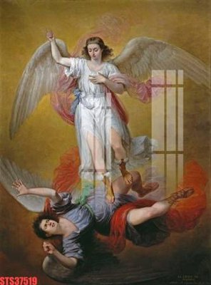 File tranh Tranh sơn dầu phương tây tổng hợp STS37519 (bản gốc) in lụa 5D