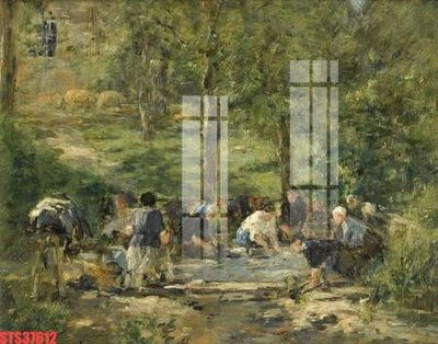 File gốc Tranh sơn dầu phương tây tổng hợp STS37612 (in lụa) tranh mã đáo