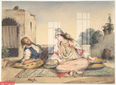 File in trần Tranh sơn dầu phương tây tổng hợp STS37727 (bản gốc) mây trời