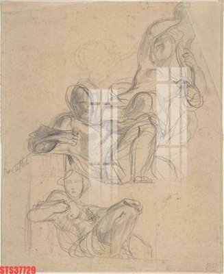 Hình ảnh file gốc in lụa Tranh sơn dầu phương tây tổng hợp STS37729