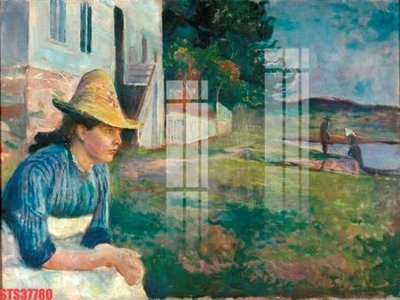 File tranh Tranh sơn dầu phương tây tổng hợp STS37780 (bản gốc) in lụa 5D