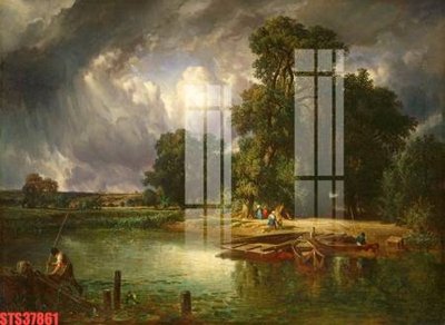 File tranh gốc Tranh sơn dầu phương tây tổng hợp STS37861 (bản quyền) file PSD