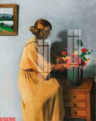 File tranh Tranh sơn dầu phương tây tổng hợp STS37947 (ảnh gốc) không bị mờ