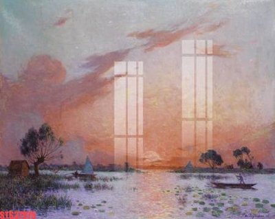 File tranh Tranh sơn dầu phương tây tổng hợp STS37975 (ảnh gốc) độc quyền