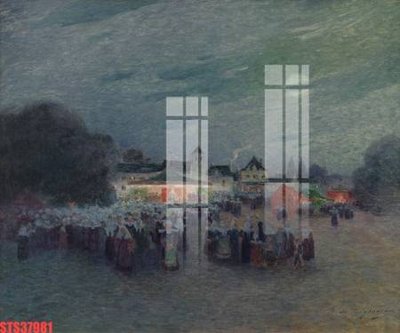 File in trần Tranh sơn dầu phương tây tổng hợp STS37981 (file gốc) hoa văn 3D