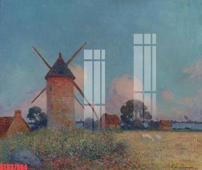 File PSD Tranh sơn dầu phương tây tổng hợp STS37984 (bản gốc) độ phân giải cao