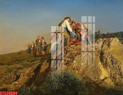 Download file gốc Tranh sơn dầu phương tây tổng hợp STS38004 (in lụa) hoa lá