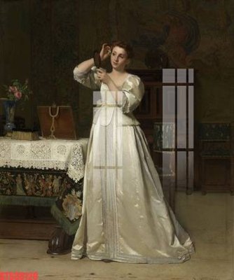 File in lụa Tranh sơn dầu phương tây tổng hợp STS38129 (chất lượng cao) Tranh sơn dầu phương tây tổng hợp STS38129