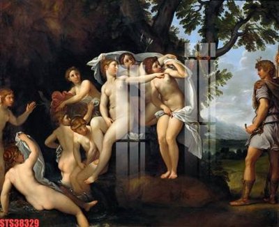 Download file gốc Tranh sơn dầu phương tây tổng hợp STS38329 (in lụa) nghệ thuật