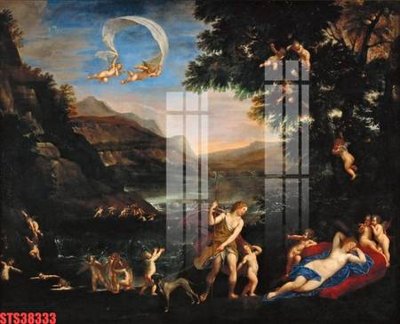 File gốc Tranh sơn dầu phương tây tổng hợp STS38333 (PNG) trong suốt (transparent)