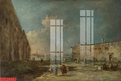 Ảnh gốc Tranh sơn dầu phương tây tổng hợp STS38407 (độ nét cao) in tráng gương