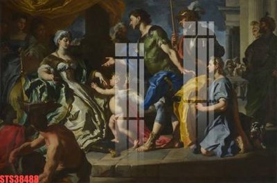 File PSD in ấn Tranh sơn dầu phương tây tổng hợp STS38488 (chất lượng cao)