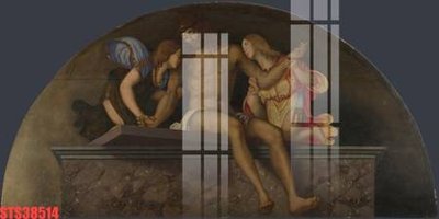 File gốc Tranh sơn dầu phương tây tổng hợp STS38514 (vector) cho in ấn