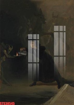 Download file gốc Tranh sơn dầu phương tây tổng hợp STS38545 (in lụa) tranh 3D