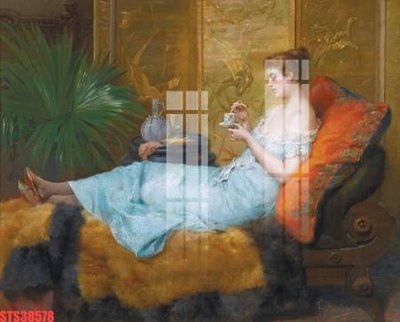 Download file Tranh sơn dầu phương tây tổng hợp STS38578 (chất lượng in ấn)