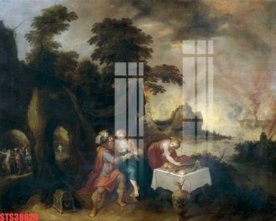 File tranh gốc Tranh sơn dầu phương tây tổng hợp STS38624 (bản quyền) file PSD