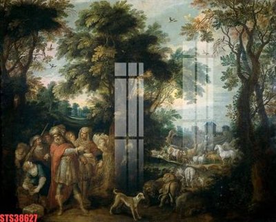 File PSD Tranh sơn dầu phương tây tổng hợp STS38627 (bản gốc) dễ dàng edit