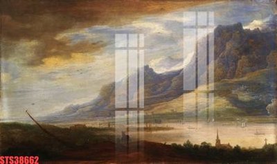 File gốc Tranh sơn dầu phương tây tổng hợp STS38662 (thiết kế) độc quyền