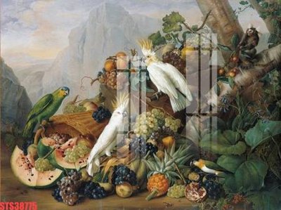 File in ấn cao cấp Tranh sơn dầu phương tây tổng hợp STS38775 (file gốc)