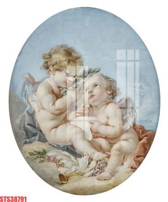 File tranh Tranh sơn dầu phương tây tổng hợp STS38791 (gốc) in backlit film