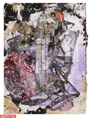 File tranh Tranh sơn dầu phương tây tổng hợp STS38876 (bản gốc) trang trí văn phòng