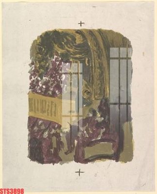 File in mica Tranh sơn dầu phương tây tổng hợp STS3898 (bản gốc) làm vách ngăn