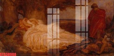 File gốc Tranh sơn dầu phương tây tổng hợp STS38988 (in mica) trang trí