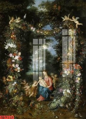 File in trần Tranh sơn dầu phương tây tổng hợp STS3913 (file gốc) xuyên sáng