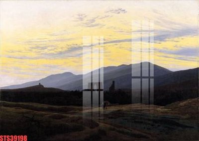 File tranh gốc PSD Tranh sơn dầu phương tây tổng hợp STS39198 còn nguyên layer