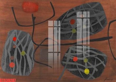 File tranh Tranh sơn dầu phương tây tổng hợp STS39287 (gốc) phong cách tối giản