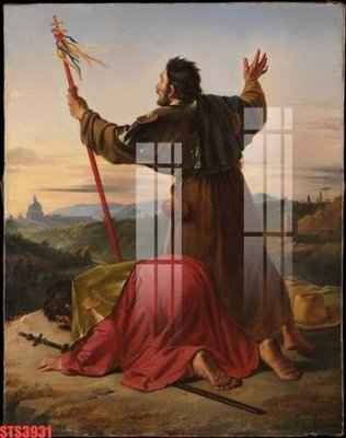 File gốc Tranh sơn dầu phương tây tổng hợp STS3931 (PSD/TIFF) độ phân giải cao