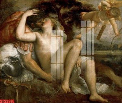 Download file gốc Tranh sơn dầu phương tây tổng hợp STS3976 (in lụa) cao cấp