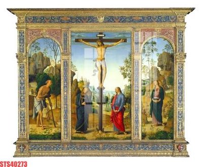 Download file Tranh sơn dầu phương tây tổng hợp STS40273 (gốc) in mica đèn LED