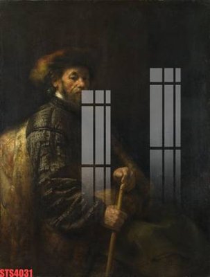 File in ấn cao cấp Tranh sơn dầu phương tây tổng hợp STS4031 (file gốc)