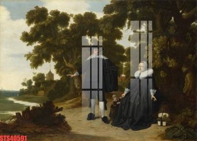 File in mica Tranh sơn dầu phương tây tổng hợp STS40591 (bản gốc) sắc sảo