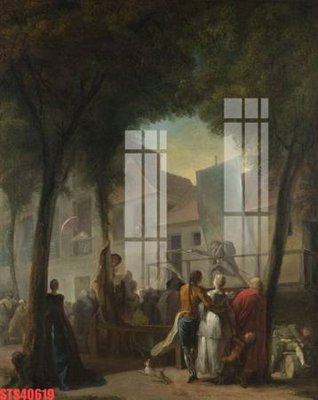 File in trần Tranh sơn dầu phương tây tổng hợp STS40619 (file gốc) phong thủy