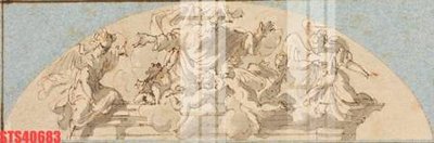 Download file Tranh sơn dầu phương tây tổng hợp STS40683 (gốc) in mica đèn LED