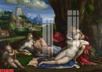 Tải file Tranh sơn dầu phương tây tổng hợp STS40702 (gốc) làm file thiết kế