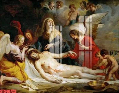 File in trần Tranh sơn dầu phương tây tổng hợp STS40723 (bản gốc) mây trời