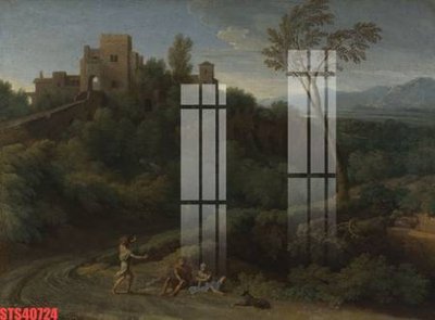 File gốc Tranh sơn dầu phương tây tổng hợp STS40724 (trang trí) phòng làm việc