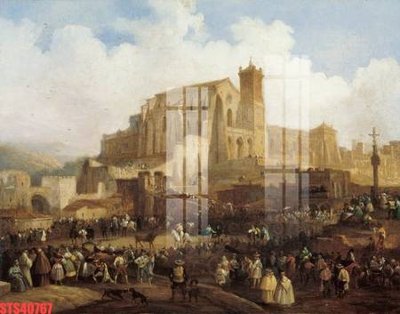 File ảnh Tranh sơn dầu phương tây tổng hợp STS40767 (gốc) in PP, decal