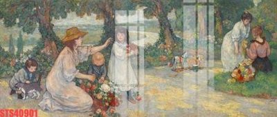 File gốc Tranh sơn dầu phương tây tổng hợp STS40901 (phong cách) châu Âu