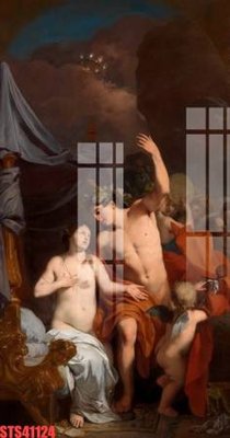 File ảnh Tranh sơn dầu phương tây tổng hợp STS41124 (gốc) in decal dán tường