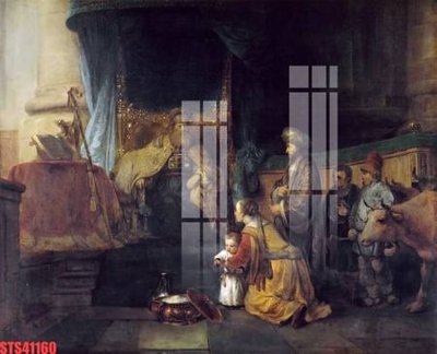 File gốc Tranh sơn dầu phương tây tổng hợp STS41160 (trang trí) phòng làm việc