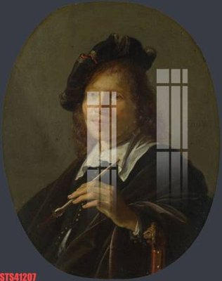 File tranh Tranh sơn dầu phương tây tổng hợp STS41207 (ảnh gốc) in trần nhà