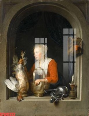 File gốc Tranh sơn dầu phương tây tổng hợp STS41222 (in tráng gương) hiện đại