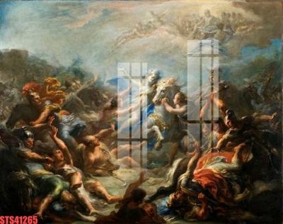 Ảnh gốc Tranh sơn dầu phương tây tổng hợp STS41265 (độ nét cao) in mica