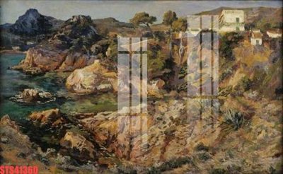 File gốc Tranh sơn dầu phương tây tổng hợp STS41360 (in 3D) cho trang trí