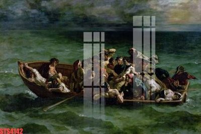 File PSD Tranh sơn dầu phương tây tổng hợp STS4142 (bản gốc) đã tách nền